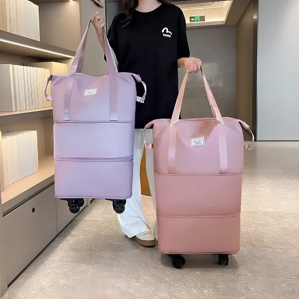 TravelRoll™ | Sac de Voyage Extensible à Roulettes XXL