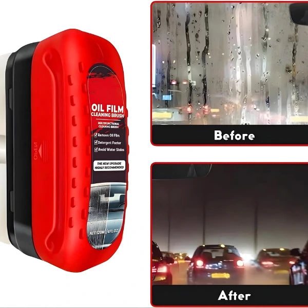Brosse Nettoyante pour Vitres de Voiture avec Liquide 120 ml
