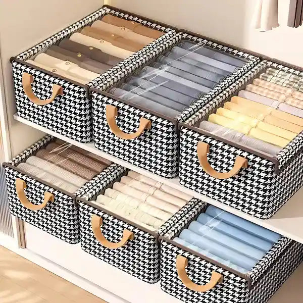 Pack 2 Boites XXL Rangement avec Couvercle