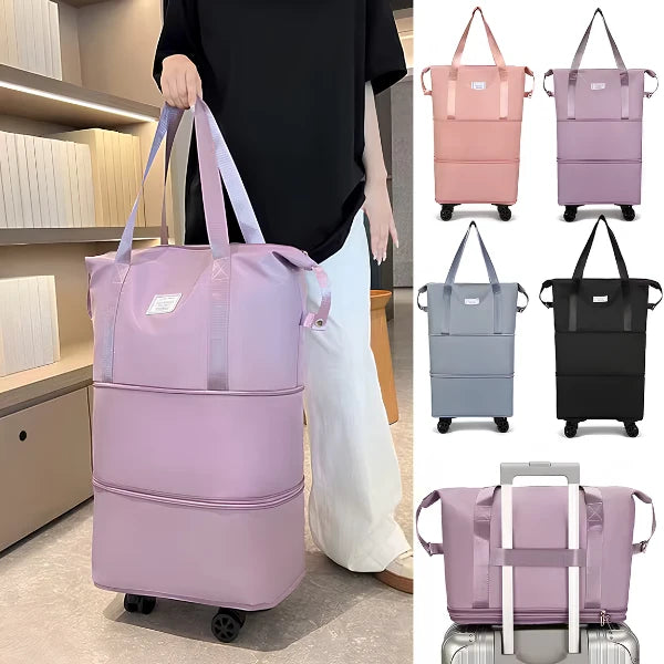 TravelRoll™ | Sac de Voyage Extensible à Roulettes XXL