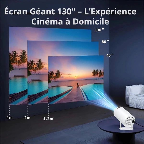 CinePro – Projecteur Sans Fil 4K
