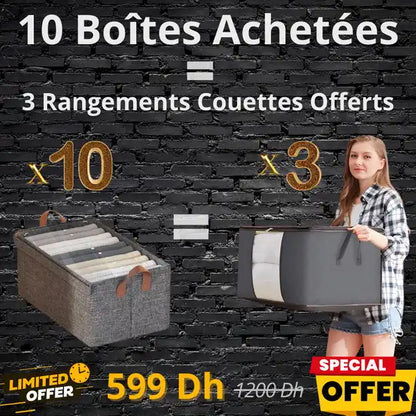 Boxes Rangement XXL avec Couvercle