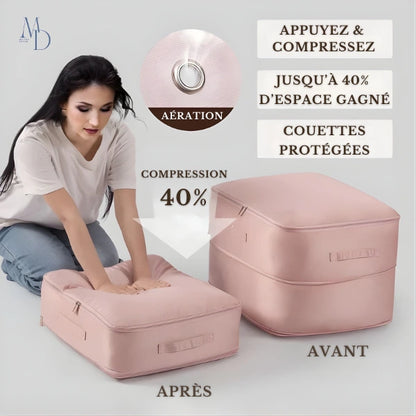 Organisateur  Couettes Draps & Vêtements