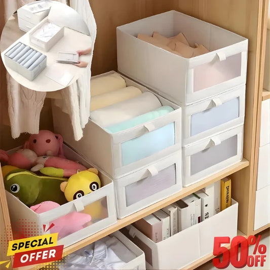 Pack Organisateurs Placard en Lin